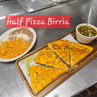 Half Pizza Birria