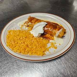Lunch Fried Burrito